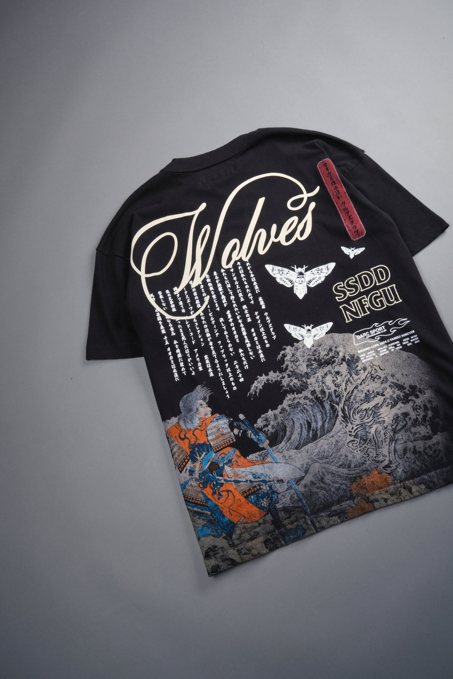 (1 OF 500) With Honor "Premium" Oversized Tee in Black