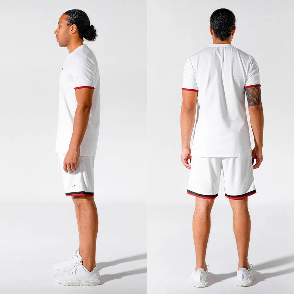 Hybrid Tee in White