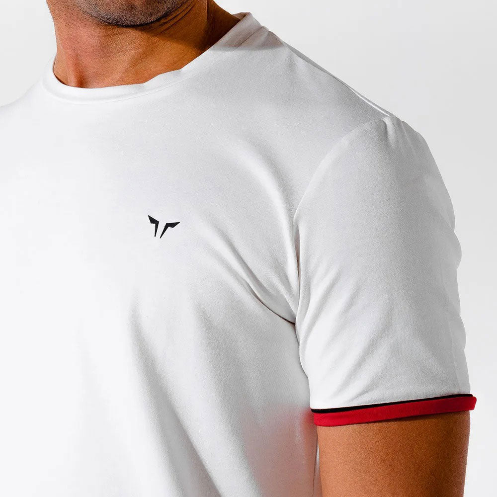 Hybrid Tee in White