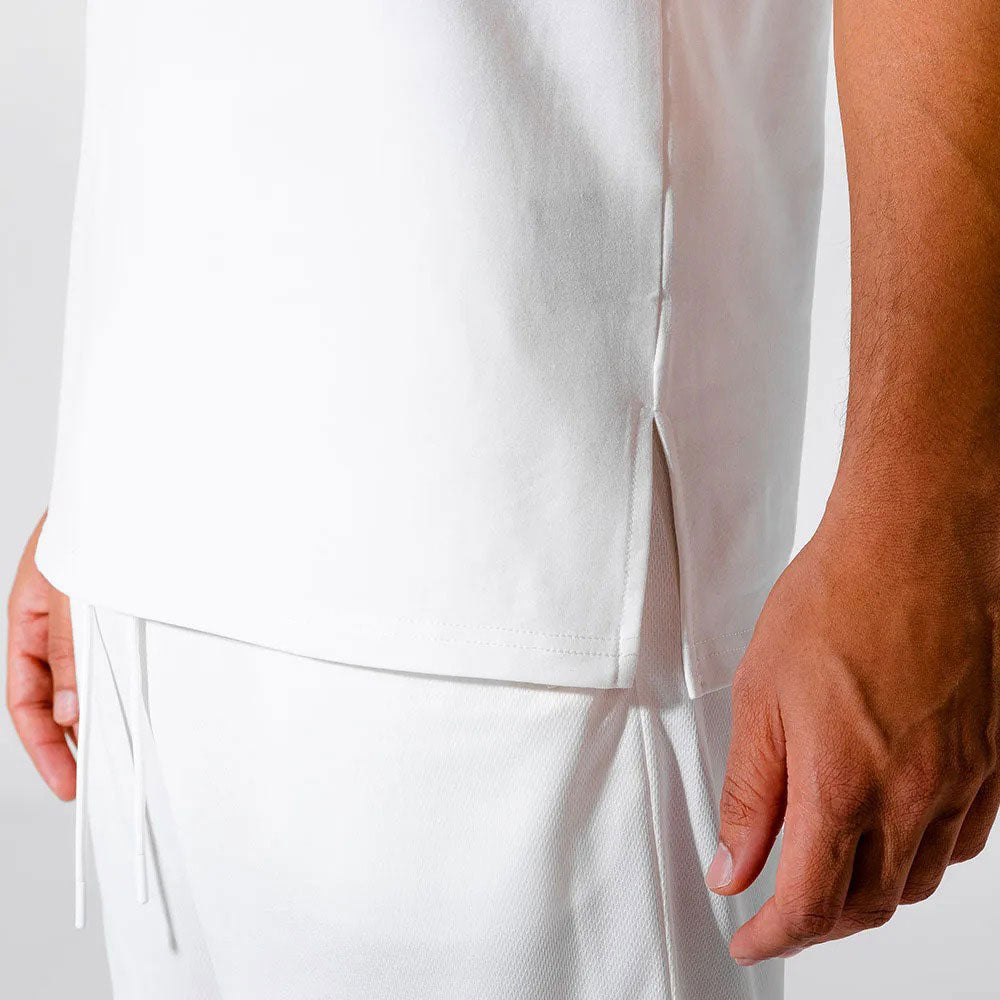 Hybrid Tee in White