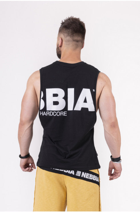 BACK TO THE HARDCORE TANK TOP BLACK 144