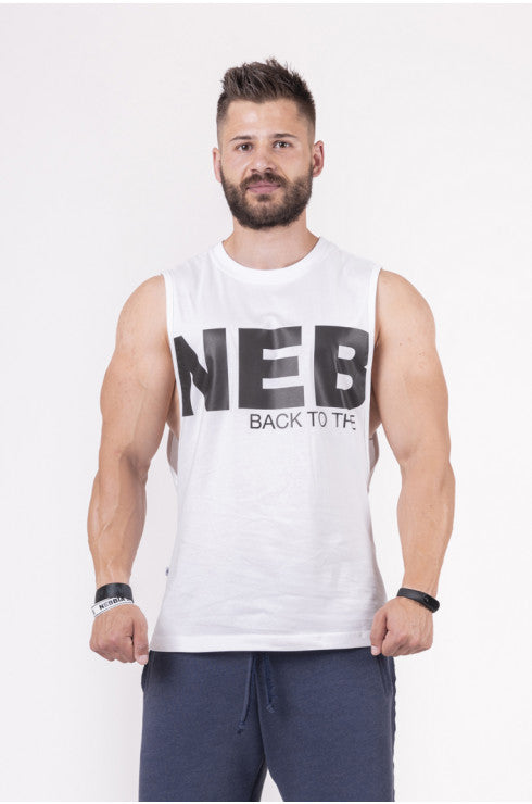 BACK TO THE HARDCORE TANK TOP WHITE 144