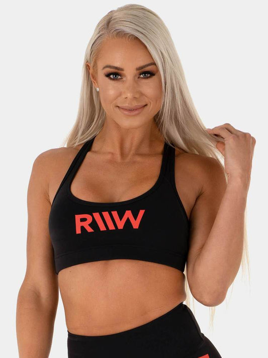 NEONUDE SPORTS BRA BLACK NEON