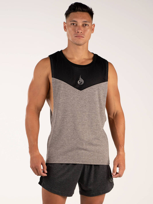 BSX BALLER TANK GREY MARLE