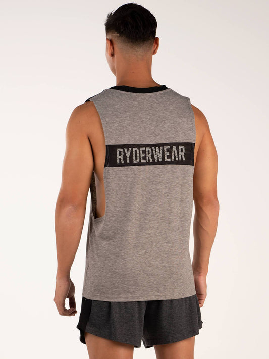 BSX BALLER TANK GREY MARLE