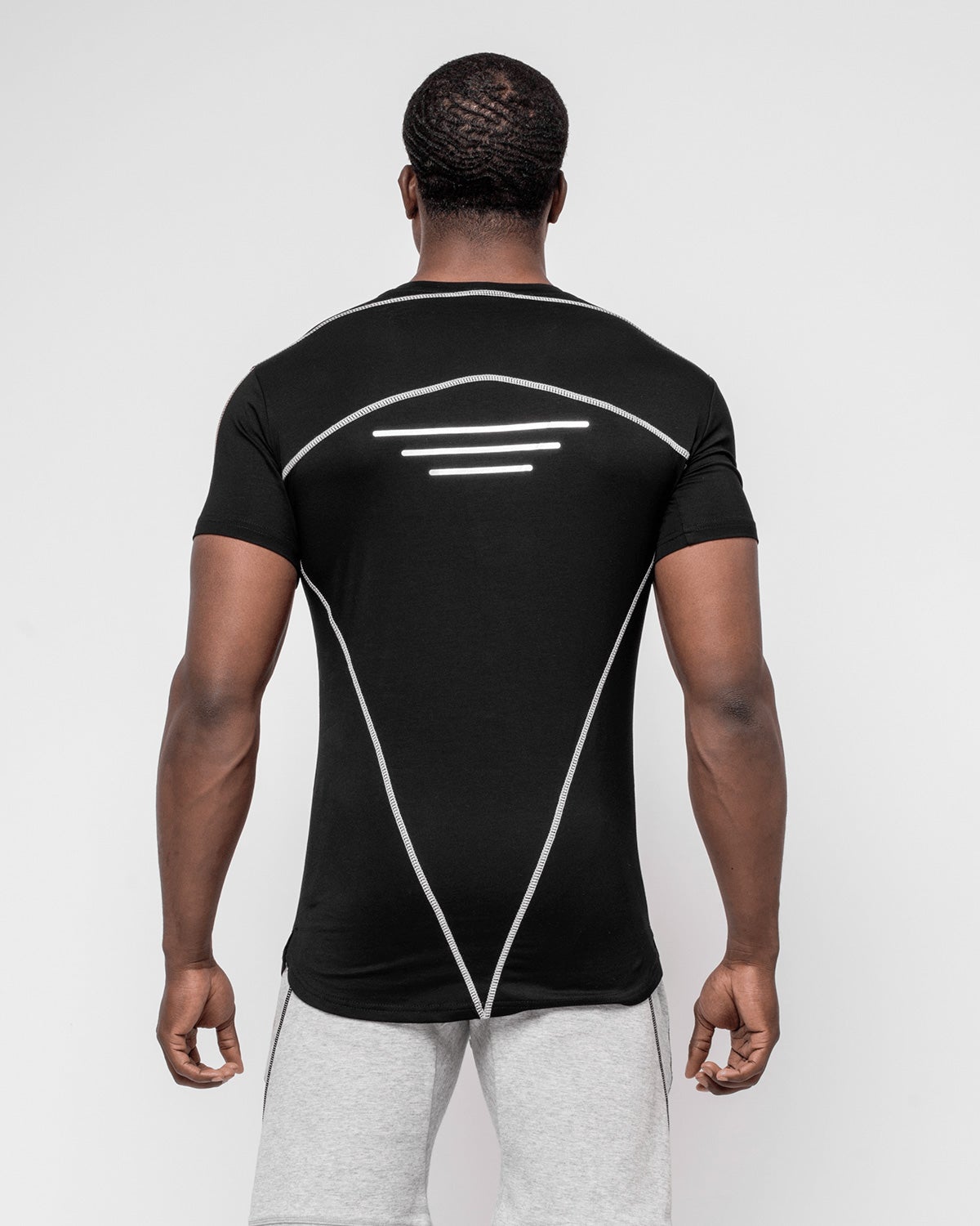 TRI T-SHIRT BLACK & WHITE