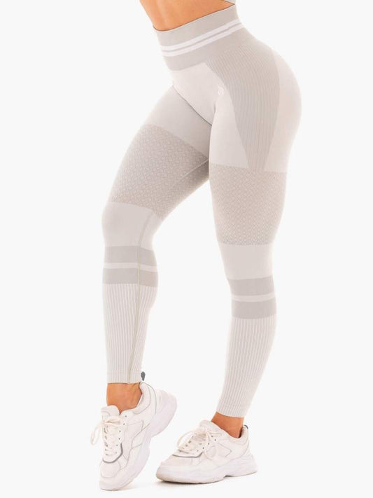 FREESTYLE SEAMLESS HIGH WAISTED LEGGINGS GRAY