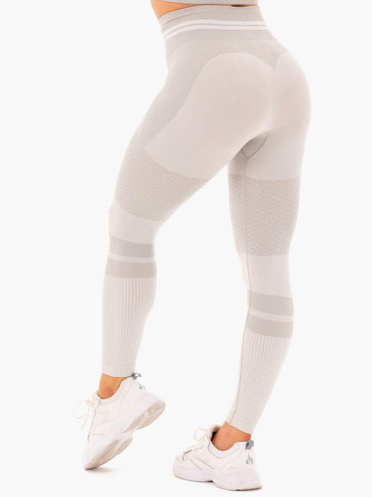 FREESTYLE SEAMLESS HIGH WAISTED LEGGINGS GRAY