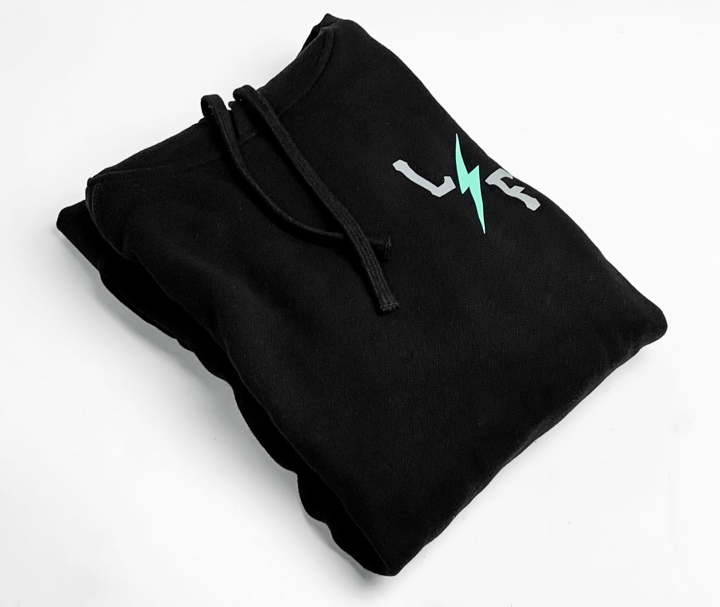 BOLT HOODIE - BLACK / TEAL