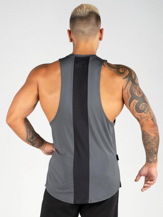MENS POWER BALLER TANK CHARCOAL