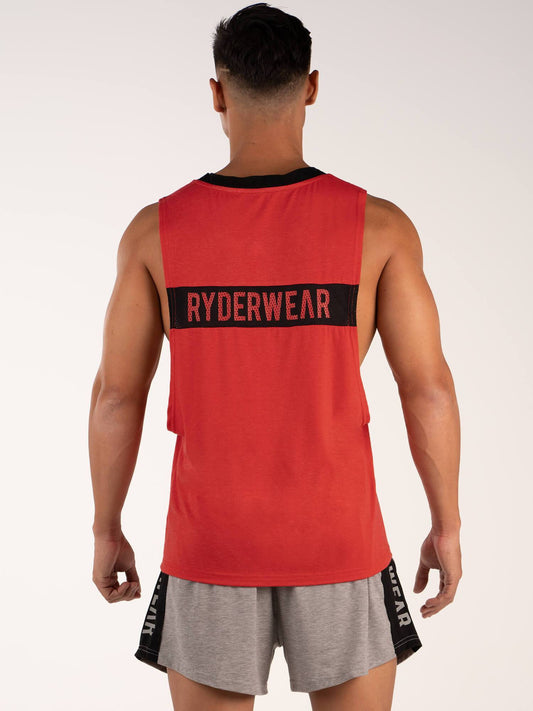BSX BALLER TANK RED MARLE