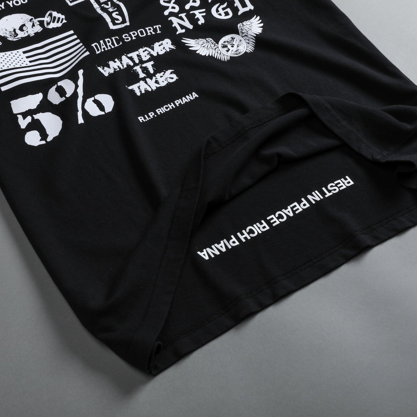 ONE DAY "PREMIUM" OVERSIZED TEE IN BLACK