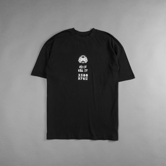 ONE DAY "PREMIUM" OVERSIZED TEE IN BLACK