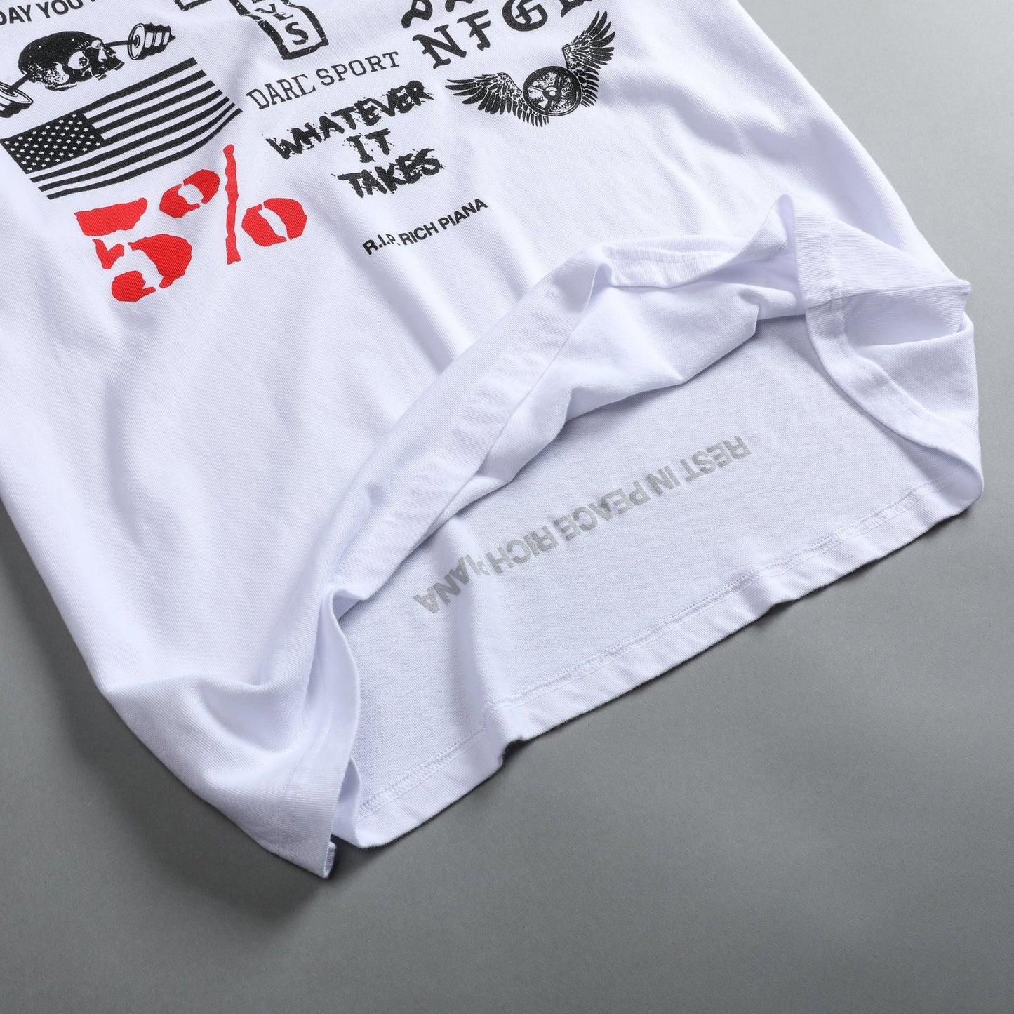 ONE DAY "PREMIUM" OVERSIZED TEE IN WHITE