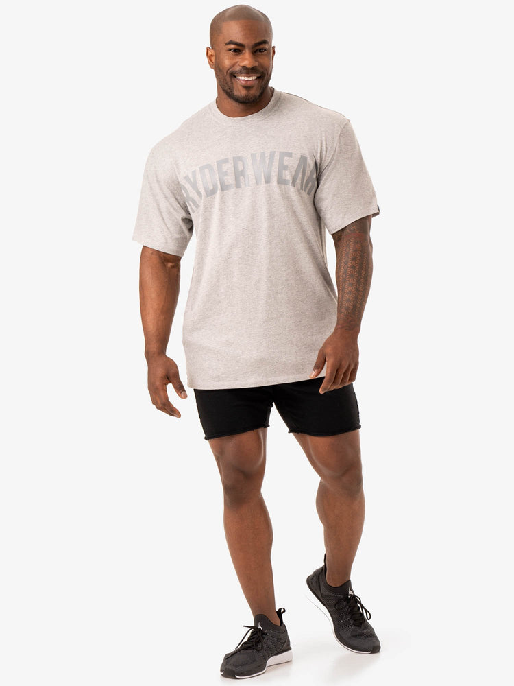 FORCE OVERSIZED T-SHIRT GREY