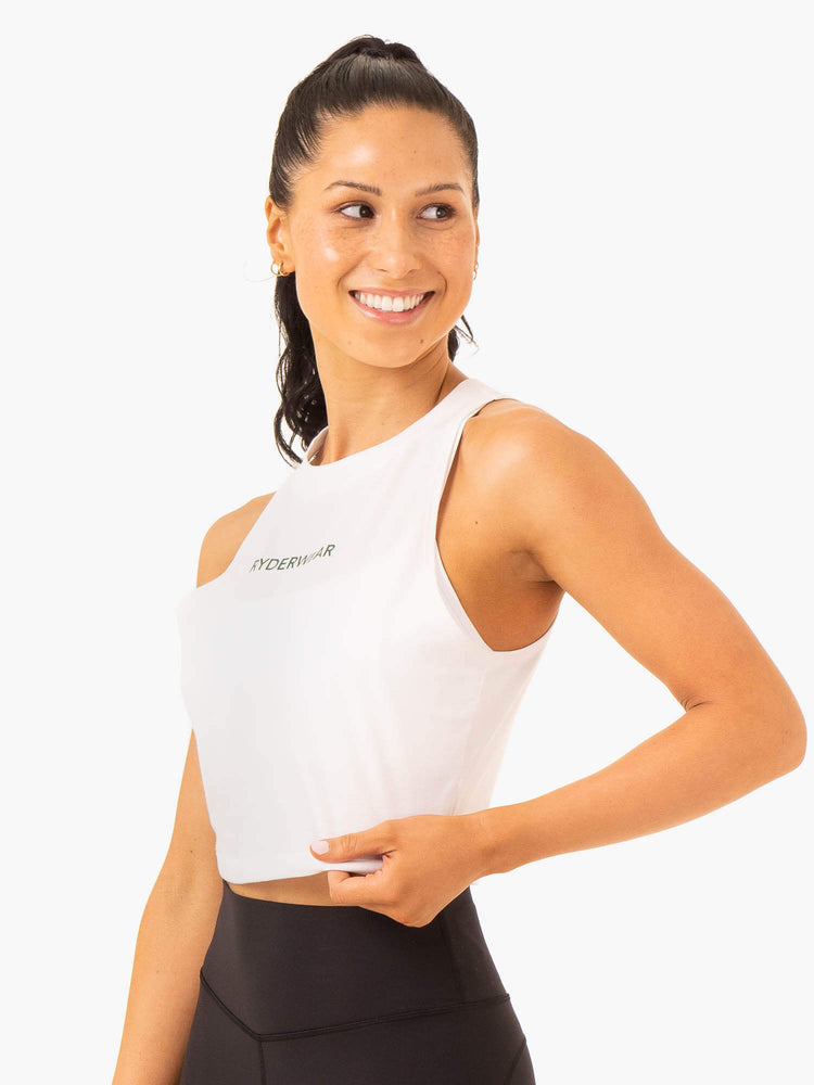 FREQUENCY TANK WHITE