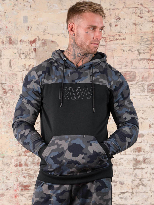CAMO HOODIE BLACK/CAMO