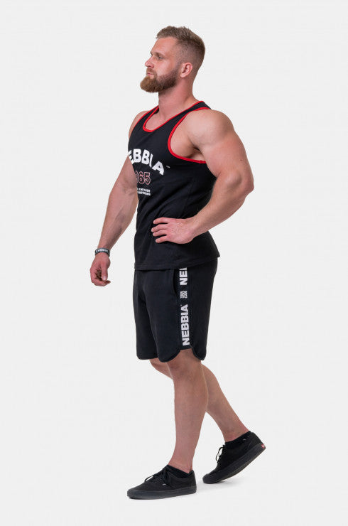 OLD-SCHOOL MUSCLE TANK TOP BLACK 193