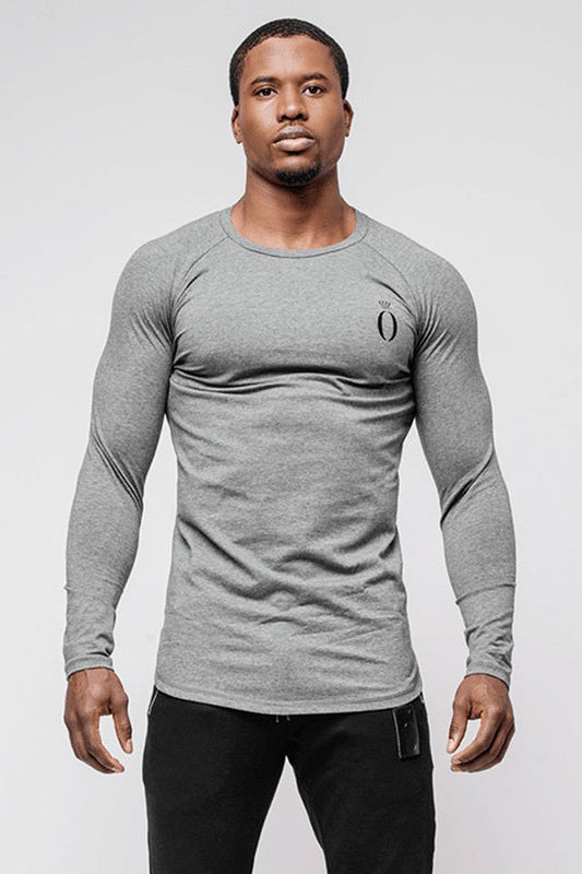 TRI LONG SLEEVE T-SHIRT GREY