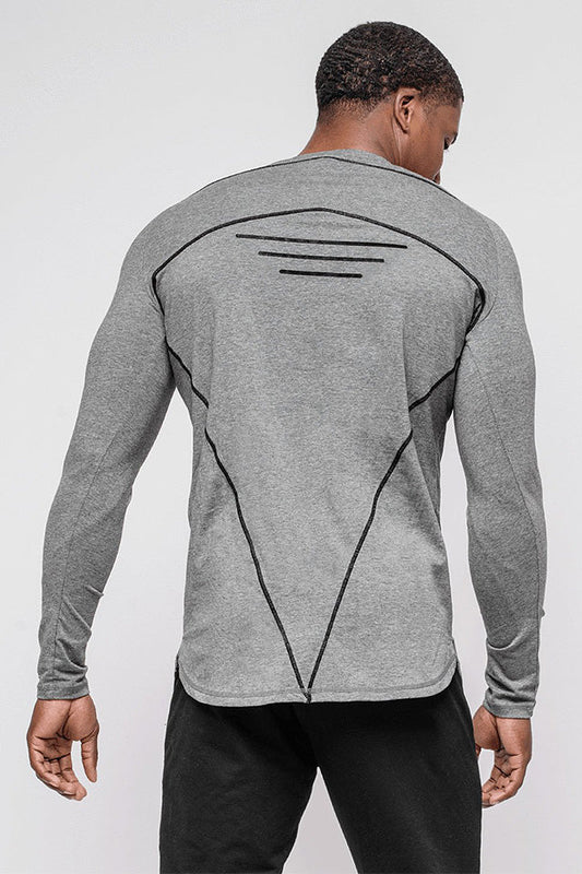 TRI LONG SLEEVE T-SHIRT GREY