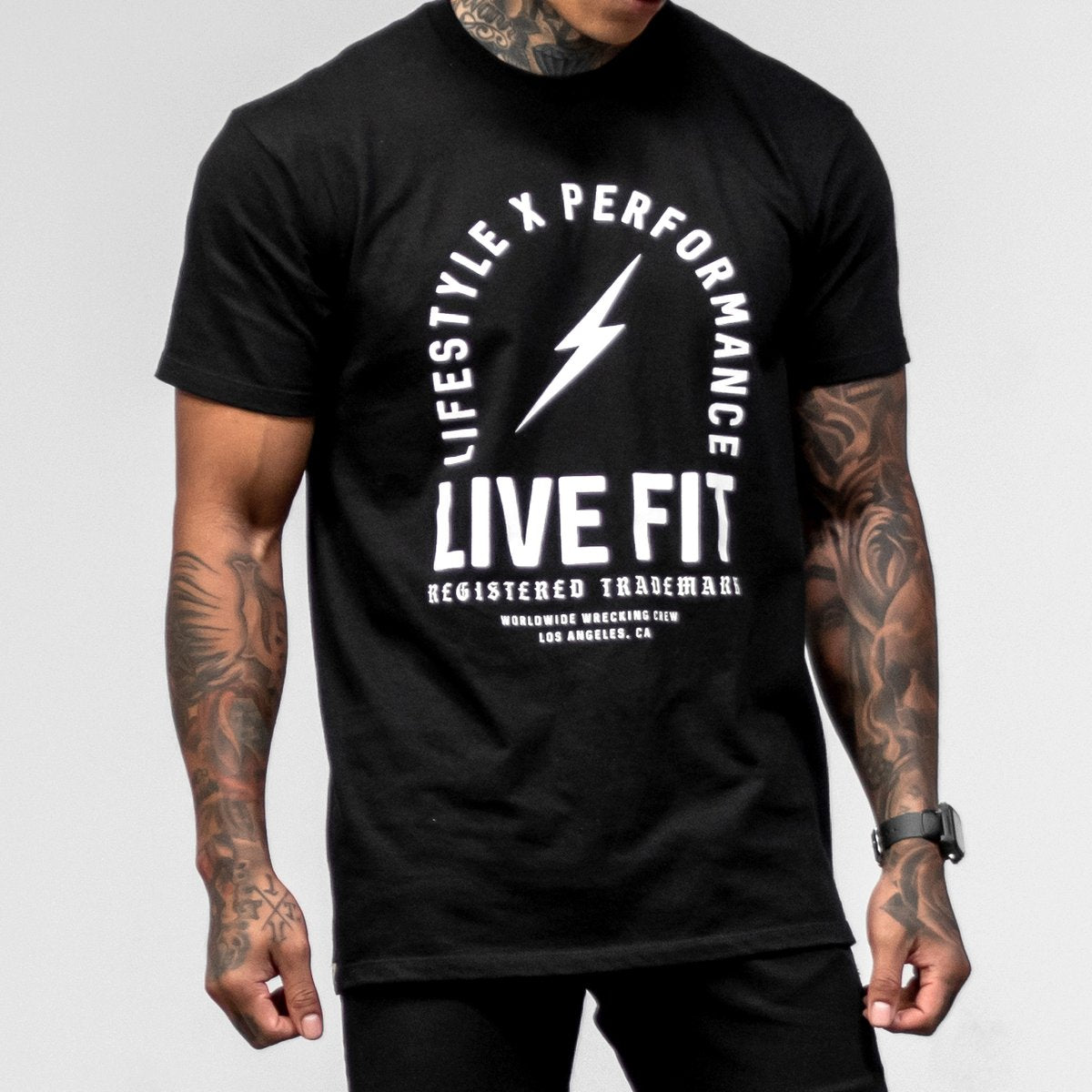 REGISTER TRADEMARK TEE - BLACK / WHITE