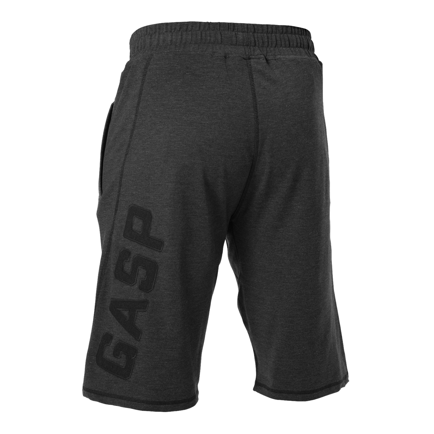 ANNEX GYM SHORTS, GRAPHITE MELANGE