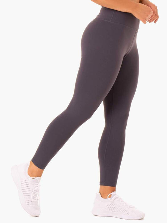 BASE FULL LENGTH HIGH WAISTED LEGGINGS CHARCOAL