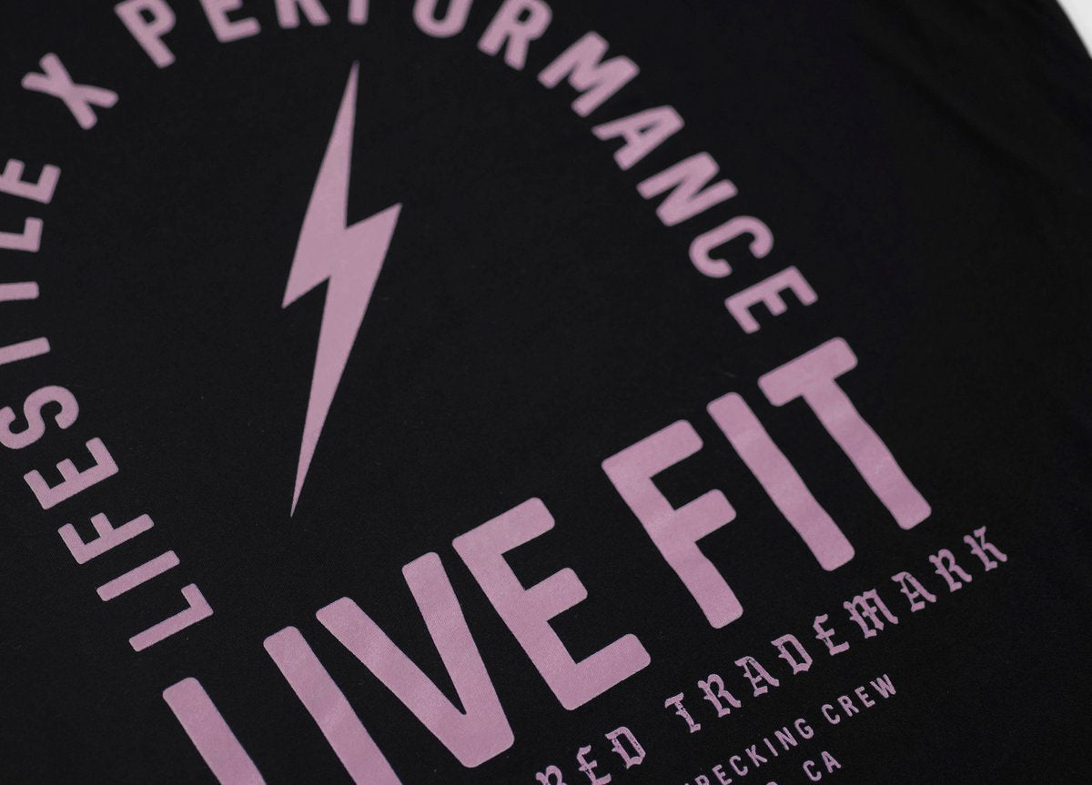 REGISTER TRADEMARK TEE -BLACK / PINK