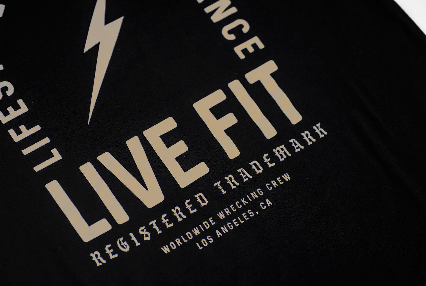 REGISTER TRADEMARK TEE -BLACK / TAN