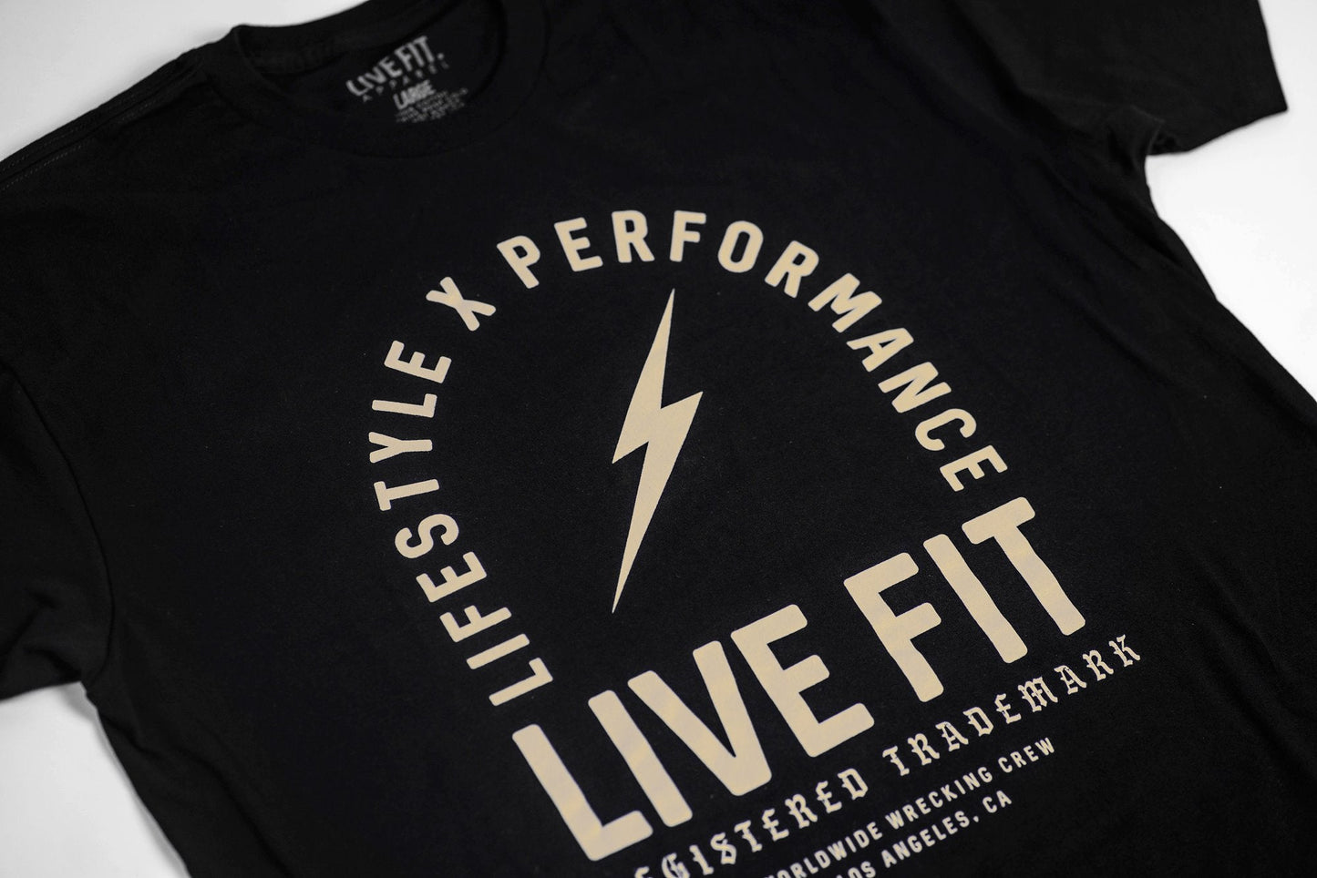 REGISTER TRADEMARK TEE -BLACK / TAN