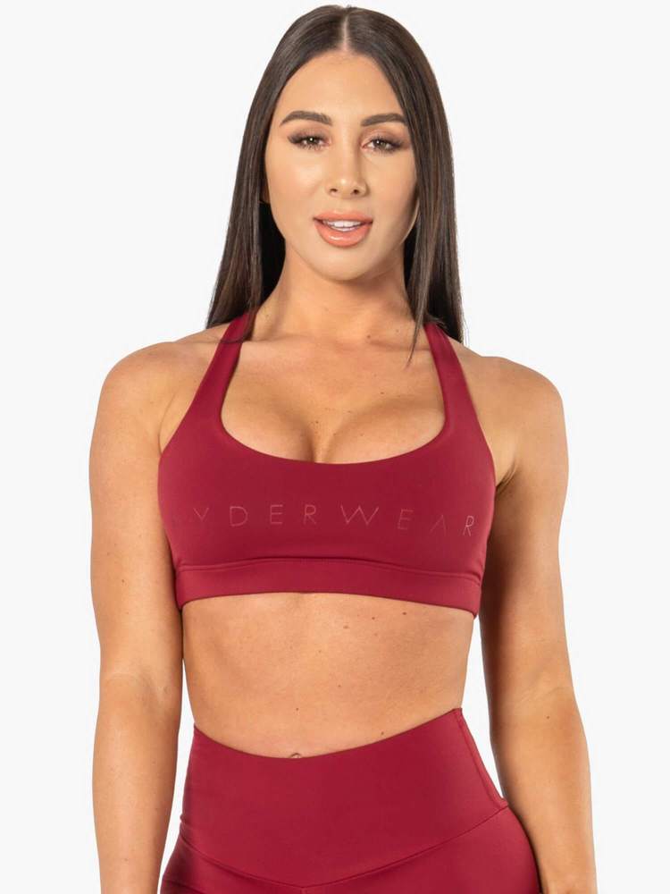 ELEVATE SPORTS BRA BERRY RED