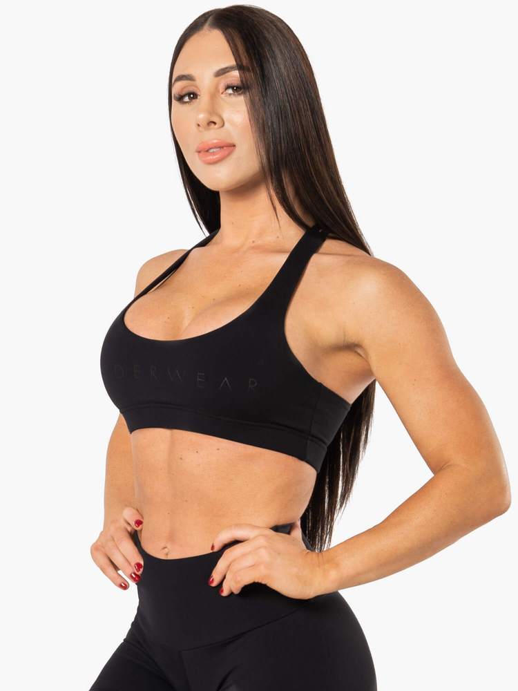 ELEVATE SPORTS BRA BLACK