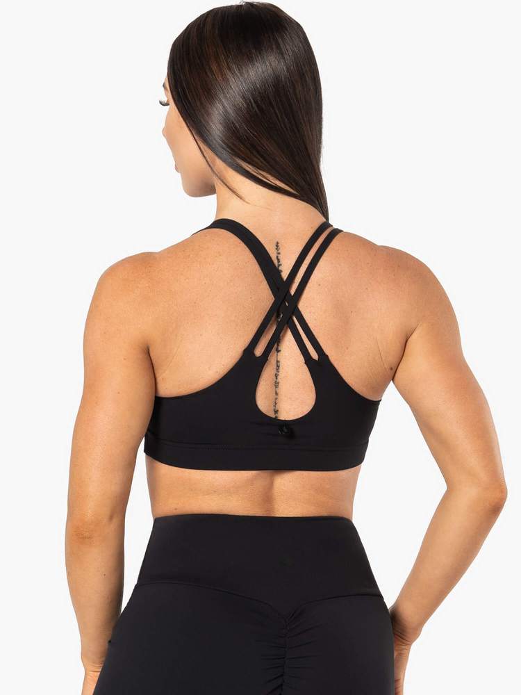 ELEVATE SPORTS BRA BLACK