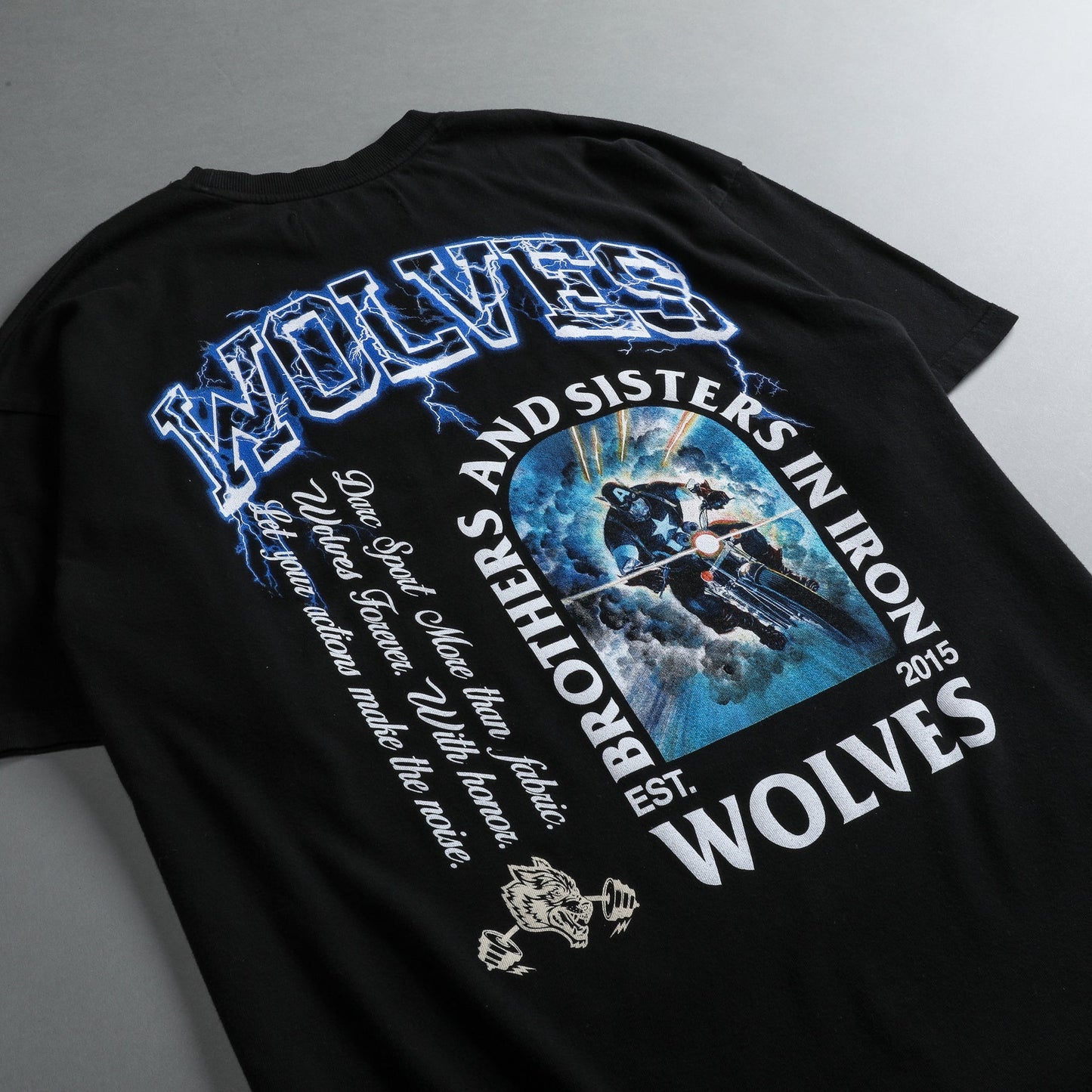 WITH HONOR "PREMIUM" OVERSIZED TEE IN BLACK 
