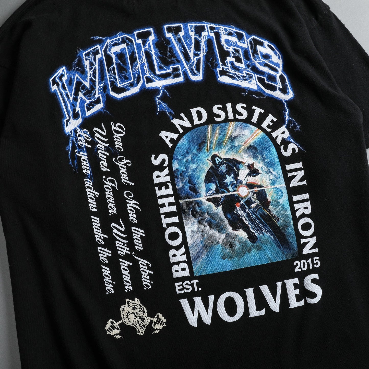 WITH HONOR "PREMIUM" OVERSIZED TEE IN BLACK 