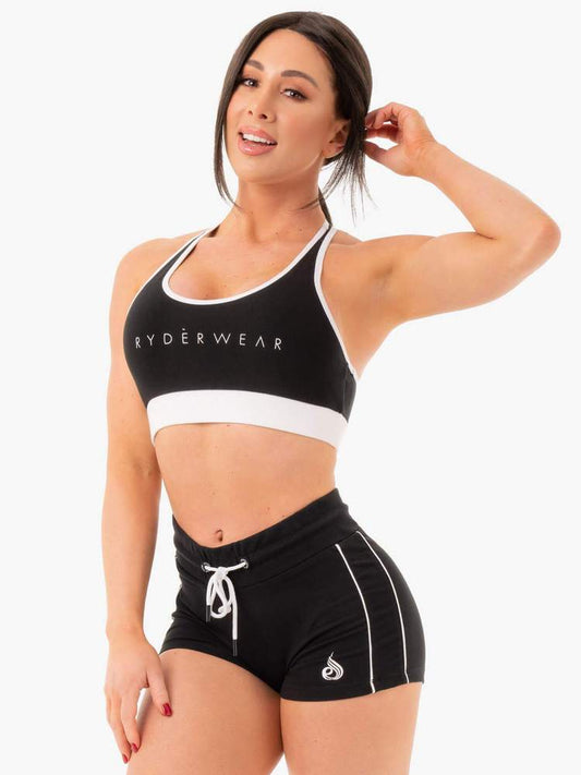 TRACK SPORTS BRA BLACK