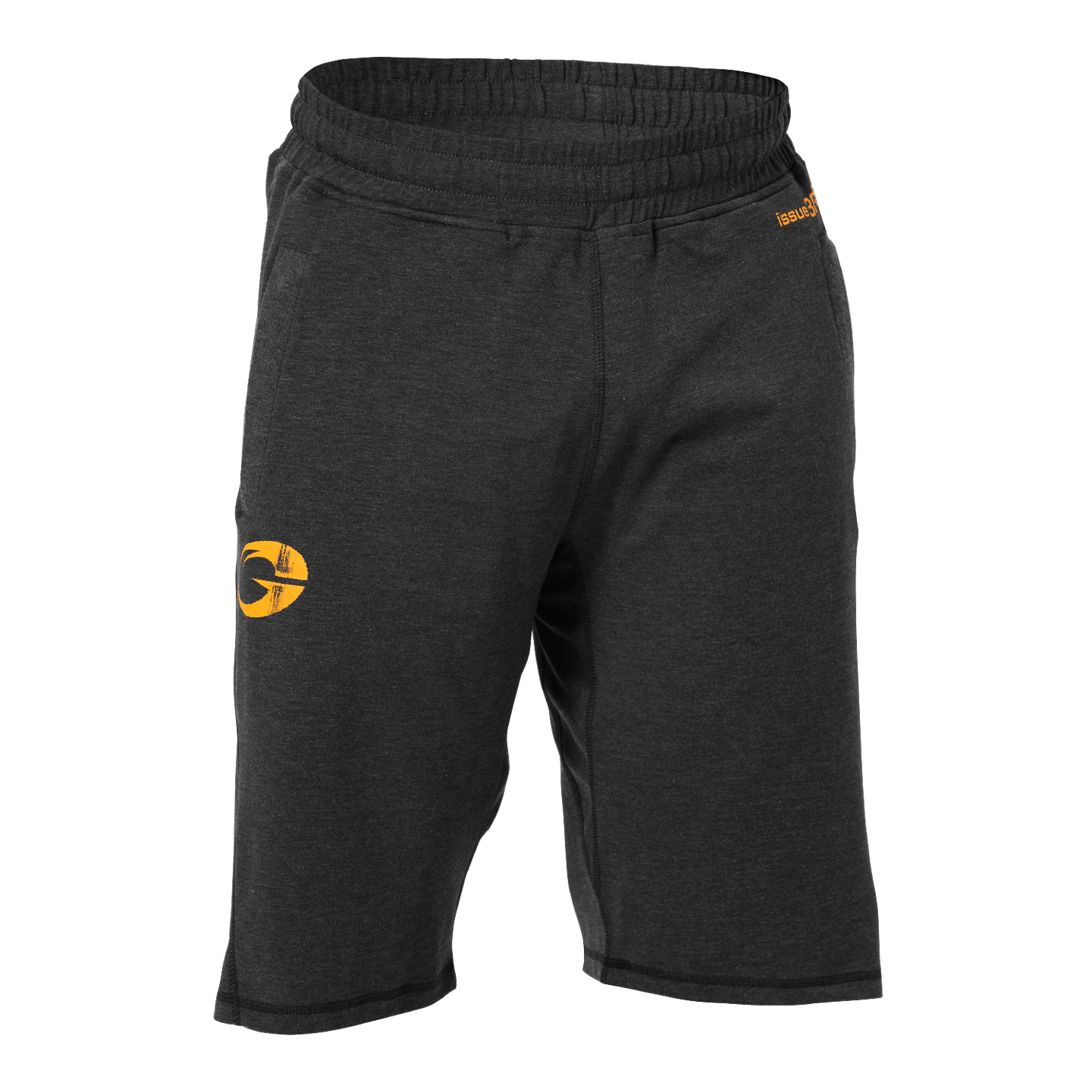 ANNEX GYM SHORTS, GRAPHITE MELANGE