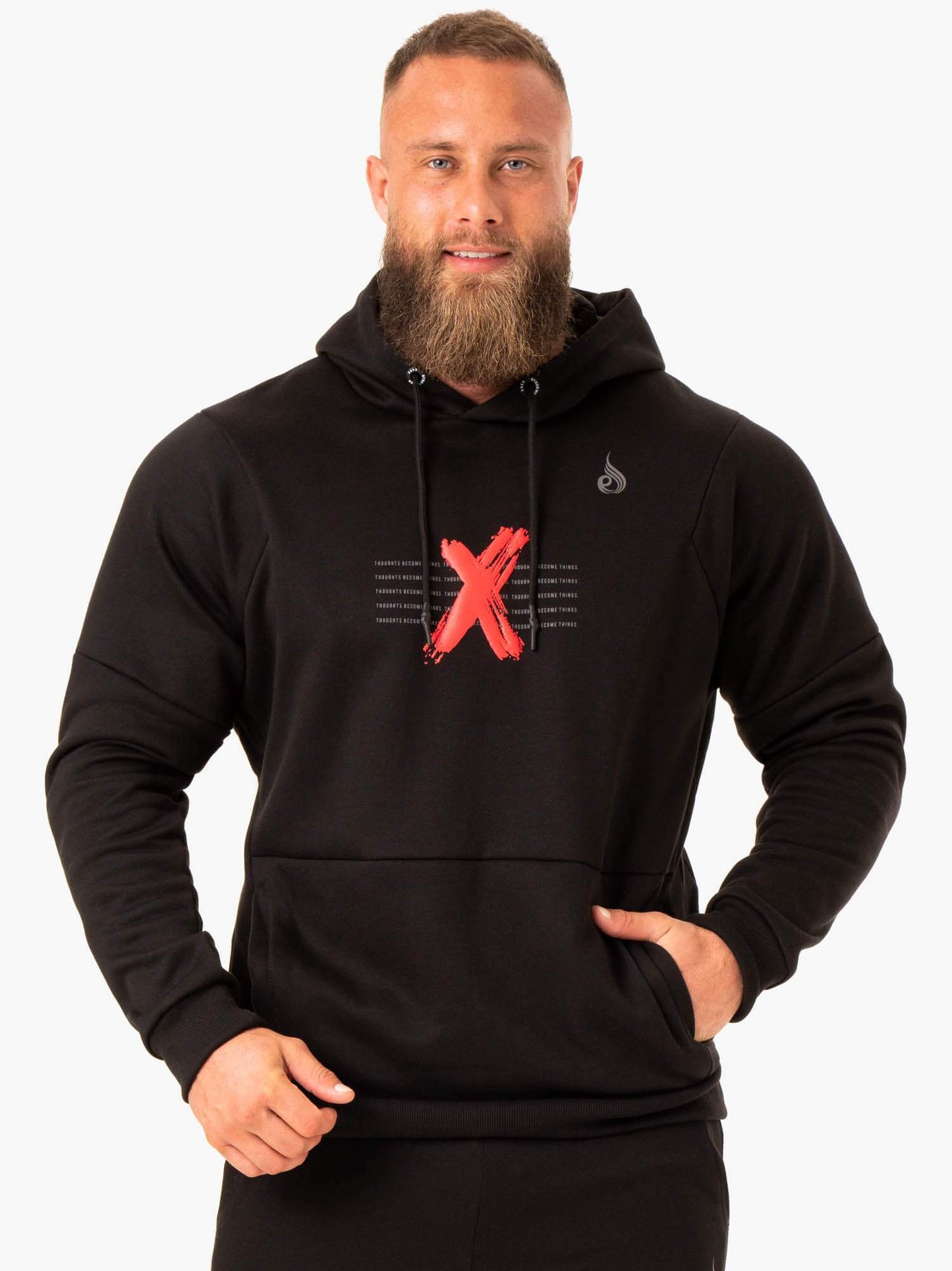 RWXKG FLEECE HOODIE BLACK