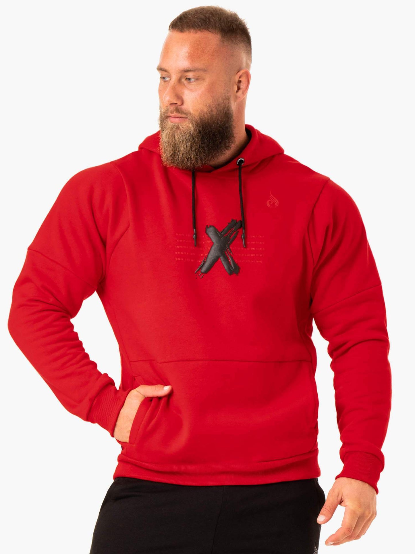 RWXKG FLEECE HOODIE RED