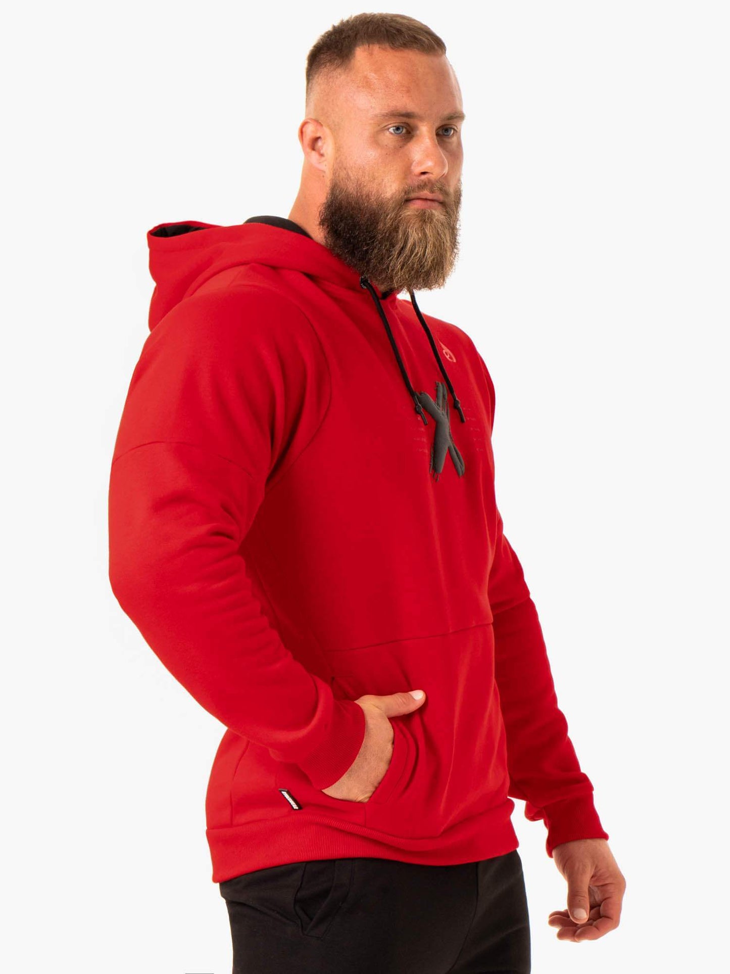 RWXKG FLEECE HOODIE RED